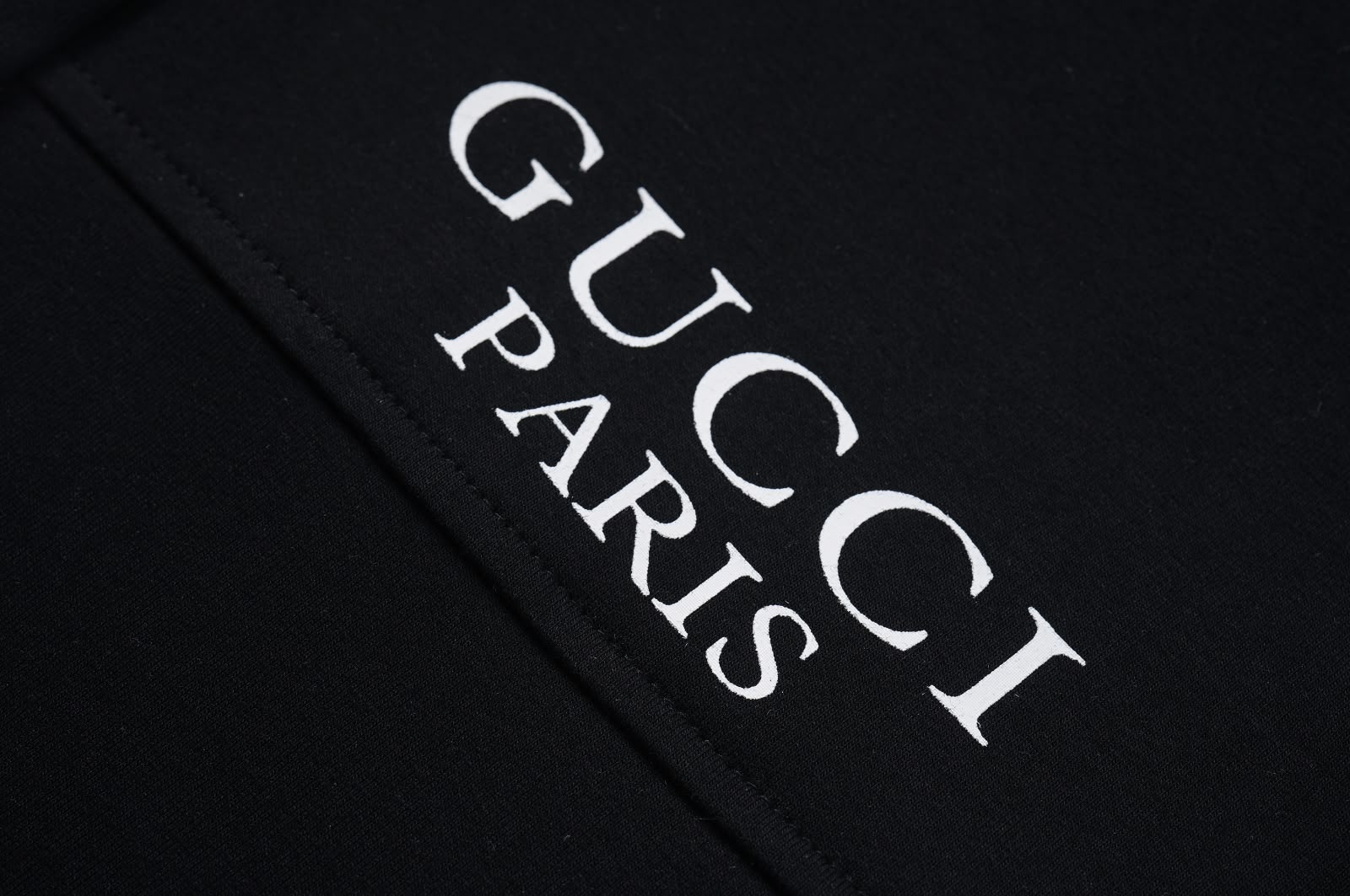 Calça Jogger Gucci Paris 1921 Interlocking G – Preto detalhe 6