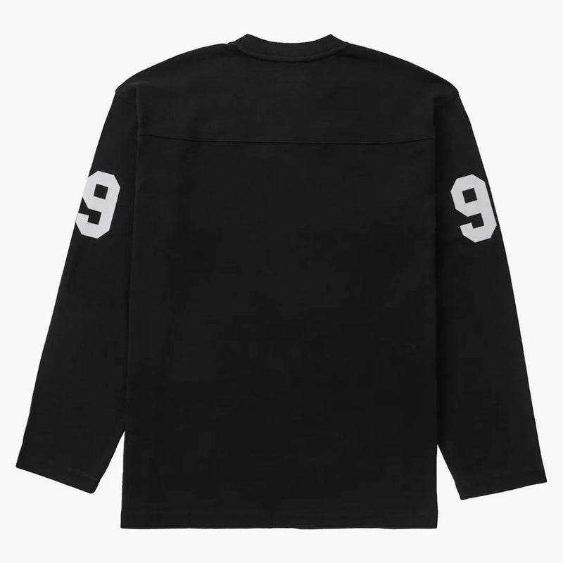 Supreme 99 L/S Football Top – Black detalhe 2