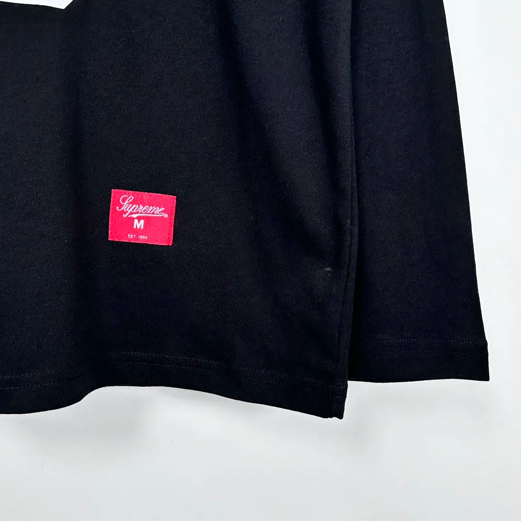 Supreme 99 L/S Football Top – Black detalhe 3