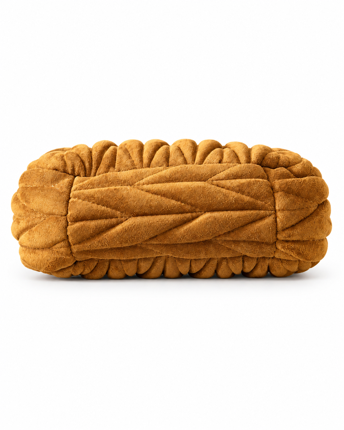 Bolsa estilo Wander Matelassê em Camurça – Caramelo detalhe 7