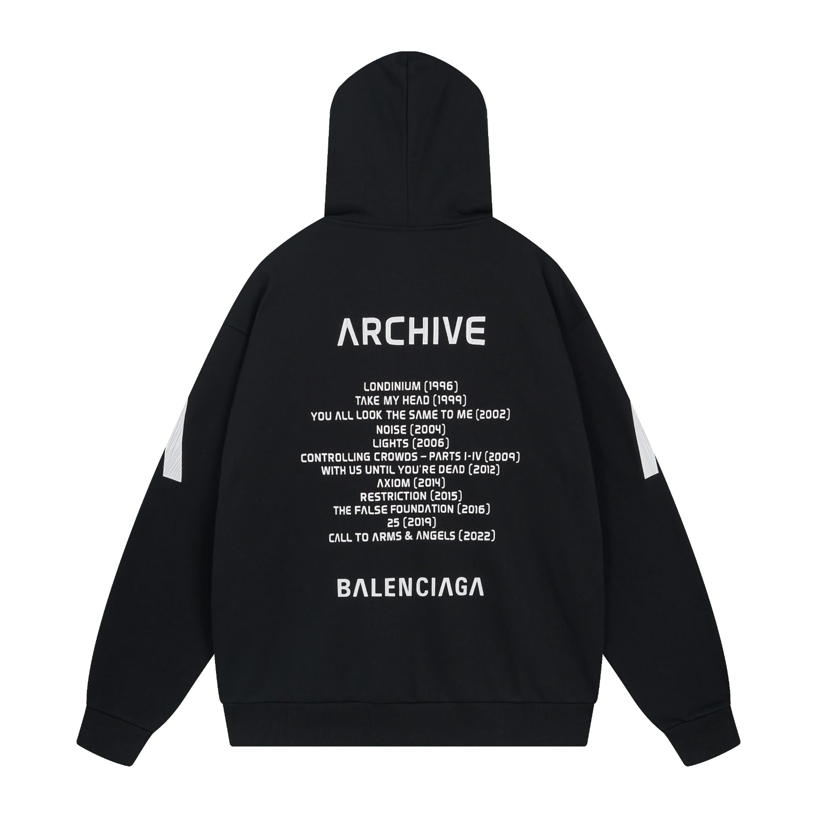 Moletom Balenciaga x Archive Tour Preto detalhe 2