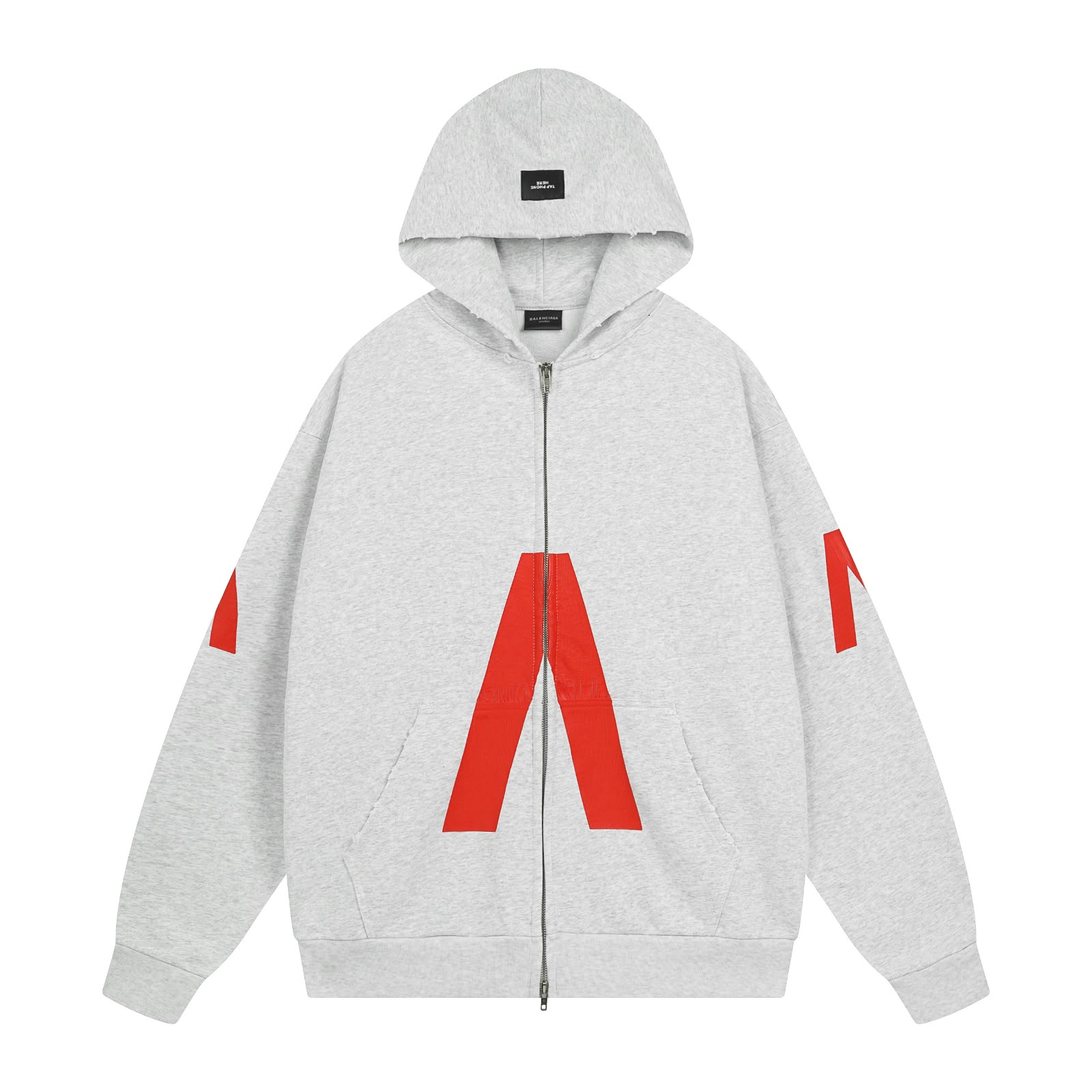 Moletom Balenciaga x Archive Tour cinza