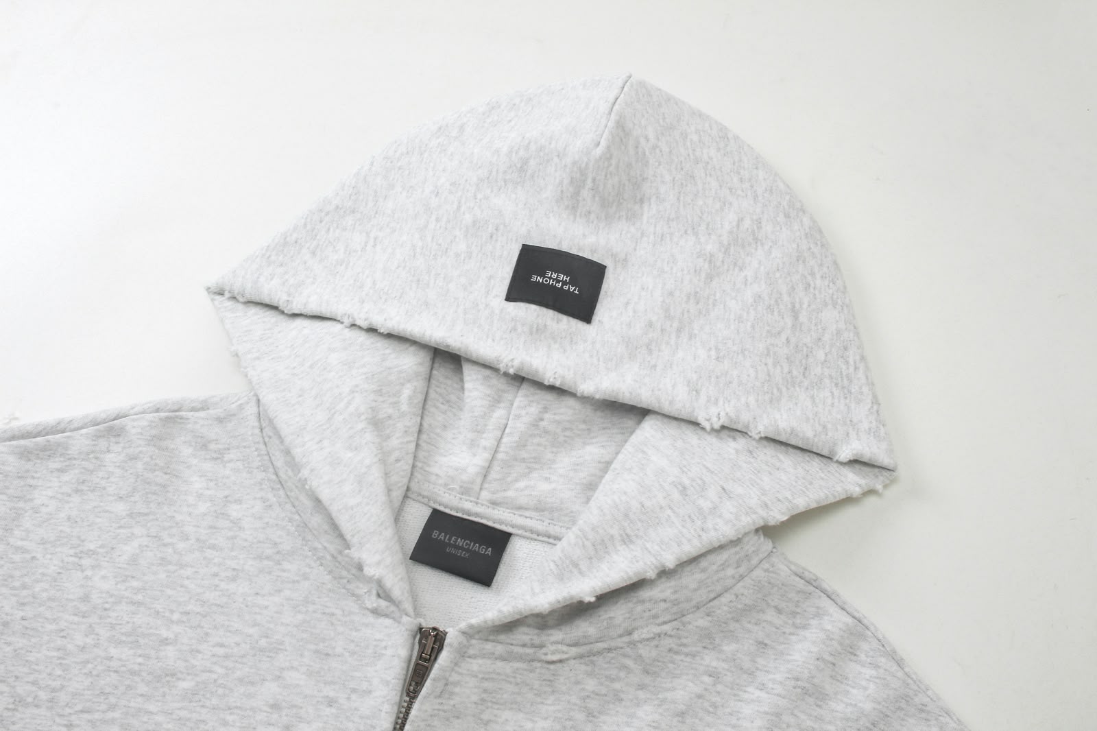 Moletom Balenciaga x Archive Tour cinza detalhe 4