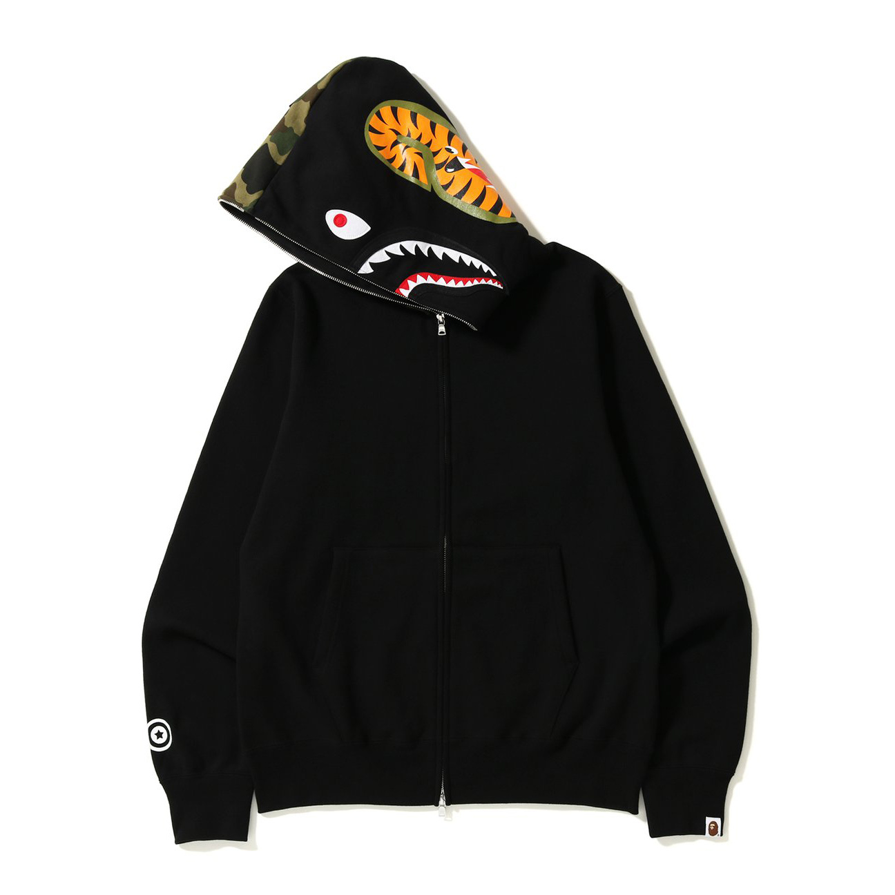 Moletom BAPE 1st Camo Half Shark Full Zip