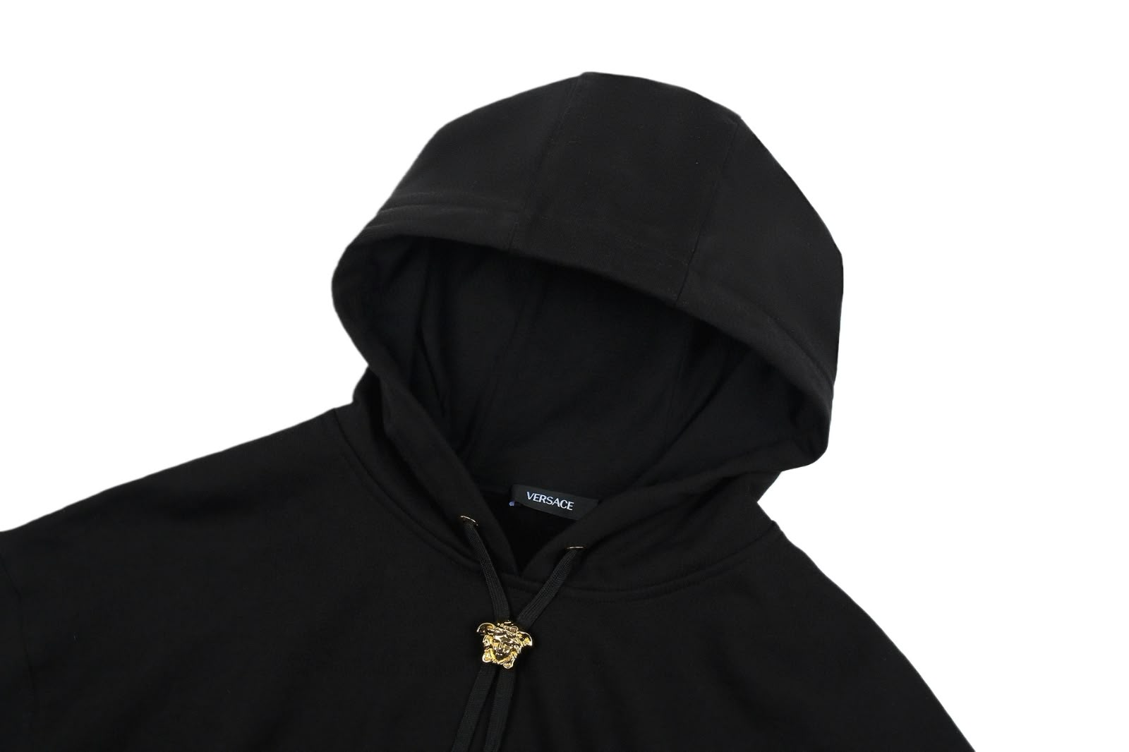 Moletom Versace Preto com Capuz detalhe 5