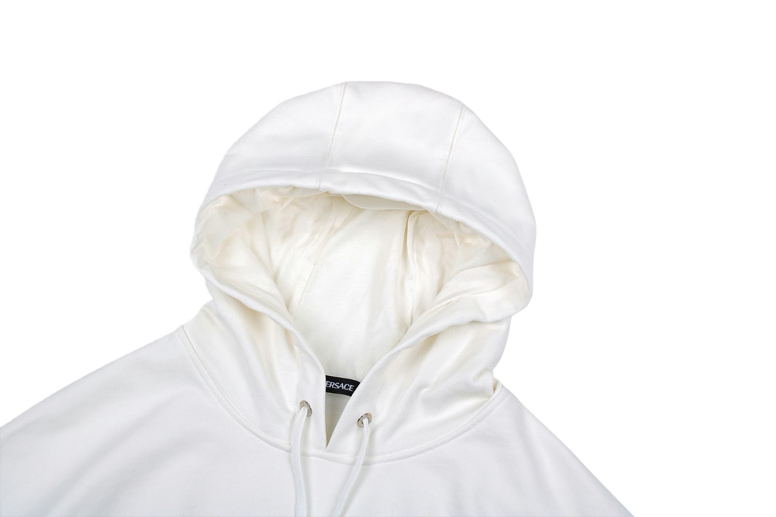 Moletom Versace Branco com Capuz detalhe 3